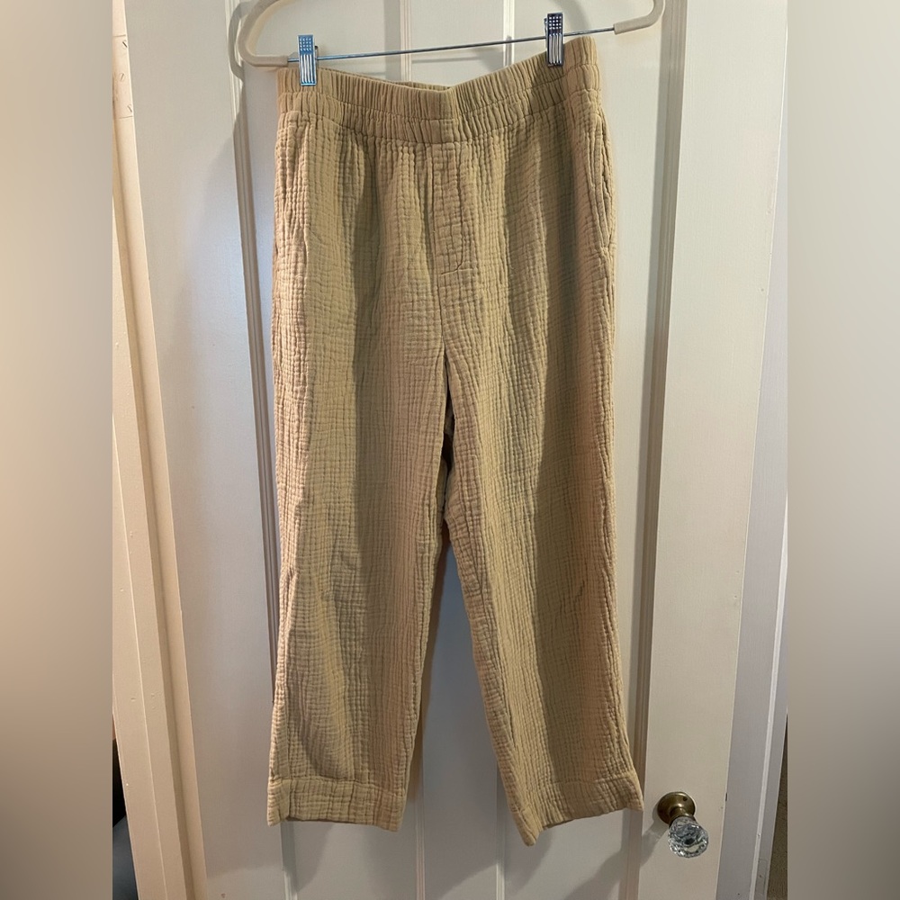 Madewell yellow pants size M
